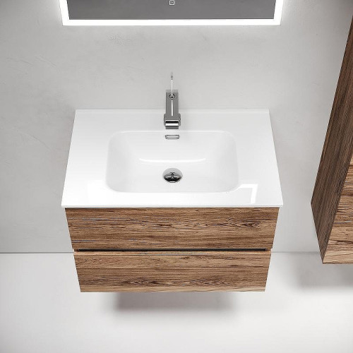 Тумба с раковиной Sancos Urban 70 UR70ECH+Element 70 CN7007 подвесная Дуб чарльстон