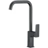 Смеситель для кухни WesnaArt Narcis NAR06-150BL-25432 Черный матовый латунь