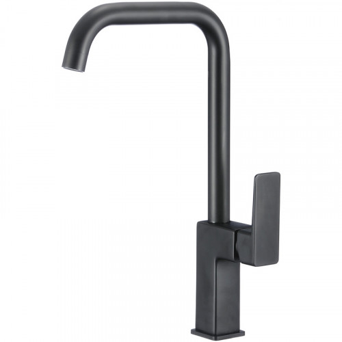 Смеситель для кухни WesnaArt Narcis NAR06-150BL-25432 Черный матовый латунь