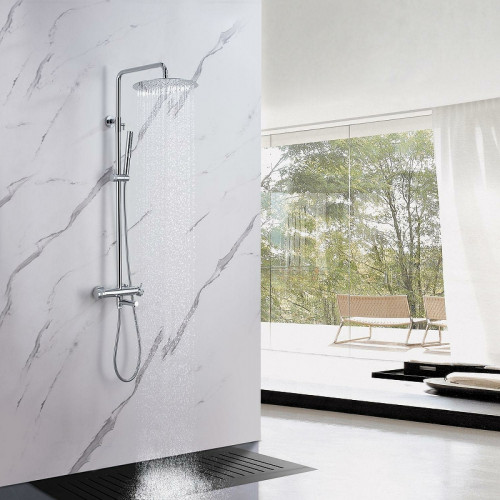 Душевая система Allen Brau Priority 5.31A10-00 Хром латунь на стену