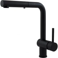 Смеситель для кухни Paffoni Light LIG285NO-MET Черный матовый латунь