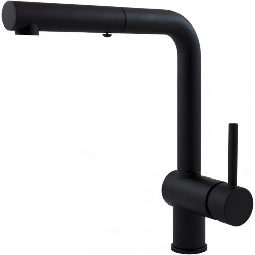 Смеситель для кухни Paffoni Light LIG285NO-MET Черный матовый латунь