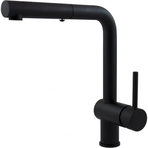 Смеситель для кухни Paffoni Light LIG285NO-MET Черный матовый латунь