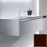 Тумба с раковиной SanVit Кубэ-1 120 kkube1120 в цвете Ral подвесная Шоколад МДФ / ЛДСП
