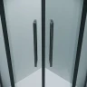 Душевой уголок Grossman Cosmo 100х100 301.K33.02.1010.42.00 профиль Графит сатин стекло прозрачное