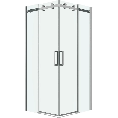 Душевой уголок Grossman Classic 100х100 300.K33.04.1010.10.00 профиль Хром стекло прозрачное
