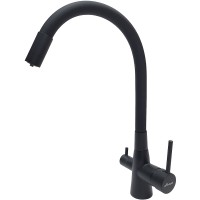 Смеситель для кухни Maretti Project Black PB31RGF71 Черный матовый латунь