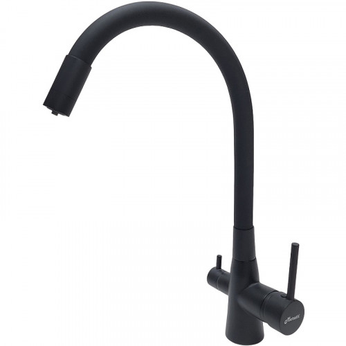 Смеситель для кухни Maretti Project Black PB31RGF71 Черный матовый латунь