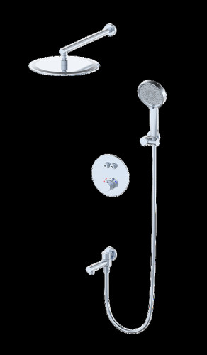 Душевая система Wonzon &amp; Woghand WW-88929010-CR с термостатом цвет Хром