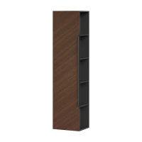 Шкаф пенал Equil Forest 40 ppFОREST40.R/L-31 подвесной цвет Орех Графит