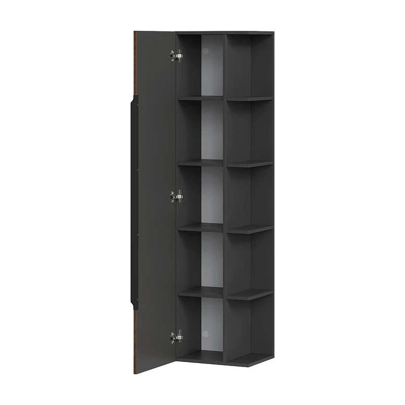 Шкаф пенал Equil Forest 40 ppFОREST40.R/L-31 подвесной цвет Орех Графит