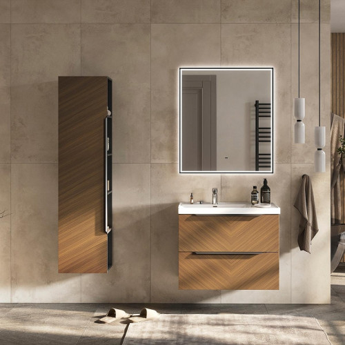 Шкаф пенал Equil Forest 40 ppFОREST40.R/L-31 подвесной цвет Орех Графит