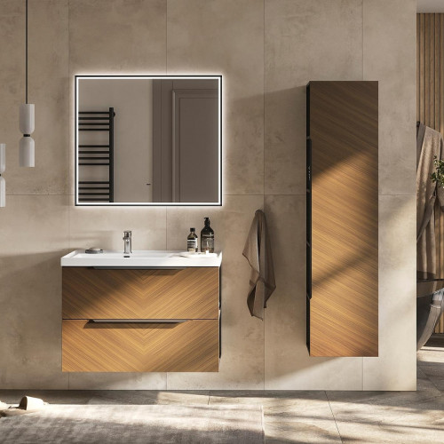 Шкаф пенал Equil Forest 40 ppFОREST40.R/L-31 подвесной цвет Орех Графит