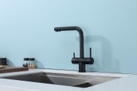 Смеситель для кухни Splenka S70.61.06 Черный матовый латунь