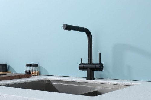 Смеситель для кухни Splenka S70.61.06 Черный матовый латунь