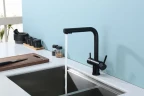 Смеситель для кухни Splenka S70.61.06 Черный матовый латунь