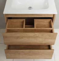 Тумба под раковину BelBagno Kraft 90 KRAFT-900-2C-SO-RT подвесная Табачный дуб МДФ / ЛДСП
