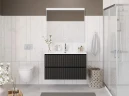 Тумба под раковину BelBagno Uno 100 UNO-1000-2C-SO-GSO подвесная цвет Темно-серый матовый
