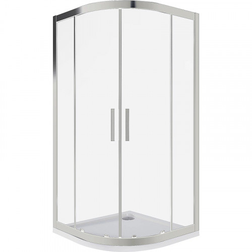 Душевой уголок Good Door Cofe R-90-C-CH 90x90 КФ00022 профиль Хром стекло прозрачное