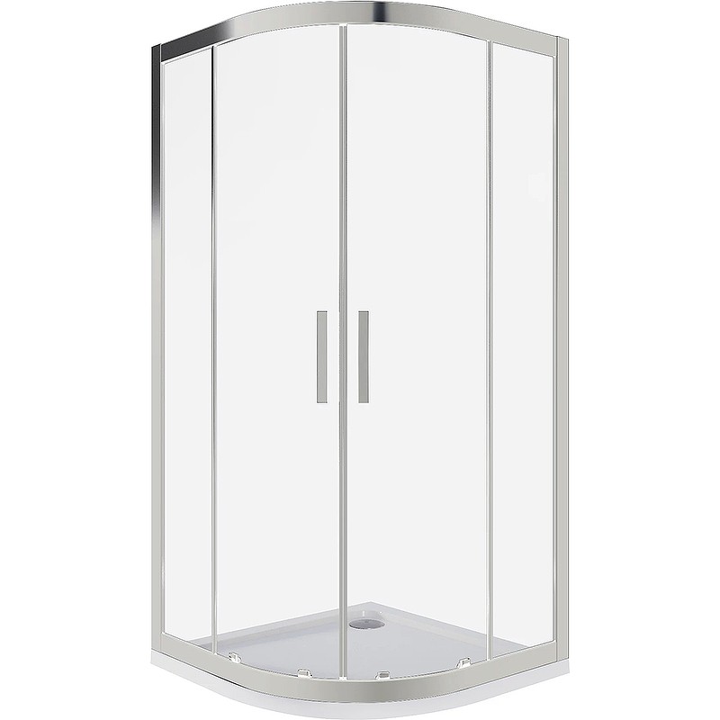 Душевой уголок Good Door Cofe R-90-C-CH 90x90 КФ00022 профиль Хром стекло прозрачное