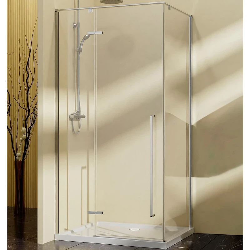 Душевой уголок Vincea Slim-N 100x100 VSR-5SN1010CL профиль Хром стекло прозрачное