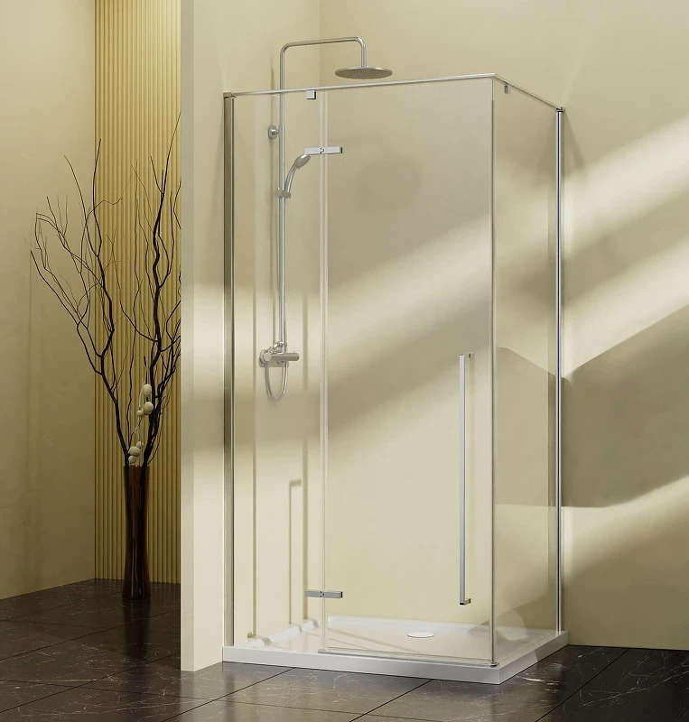 Душевой уголок Vincea Slim-N 100x100 VSR-5SN1010CL профиль Хром стекло прозрачное