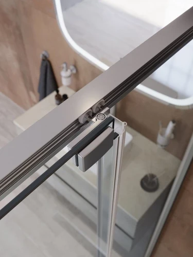 Душевая дверь Cezares Lux 110 LUX-B-FS-11-110-C-CR профиль Хром стекло прозрачное