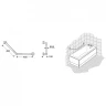 Поручень Ideal Standard Contour S6472AC цвет White / Белый