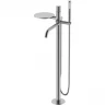 Смеситель для ванны Boheme Stick 129-NB.4 Никель латунь на пол