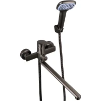 Смеситель для ванны Melodia della vita Waltz MDV30141gn универсальный Оружейная сталь латунь на стену