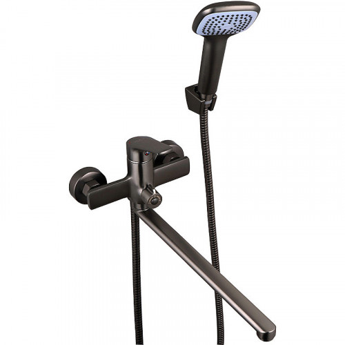 Смеситель для ванны Melodia della vita Waltz MDV30141gn универсальный Оружейная сталь латунь на стену