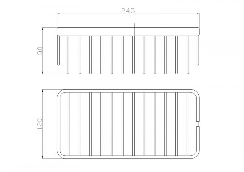 Полка корзина Wonzon &amp; Woghand WW-4102 цвет Хром