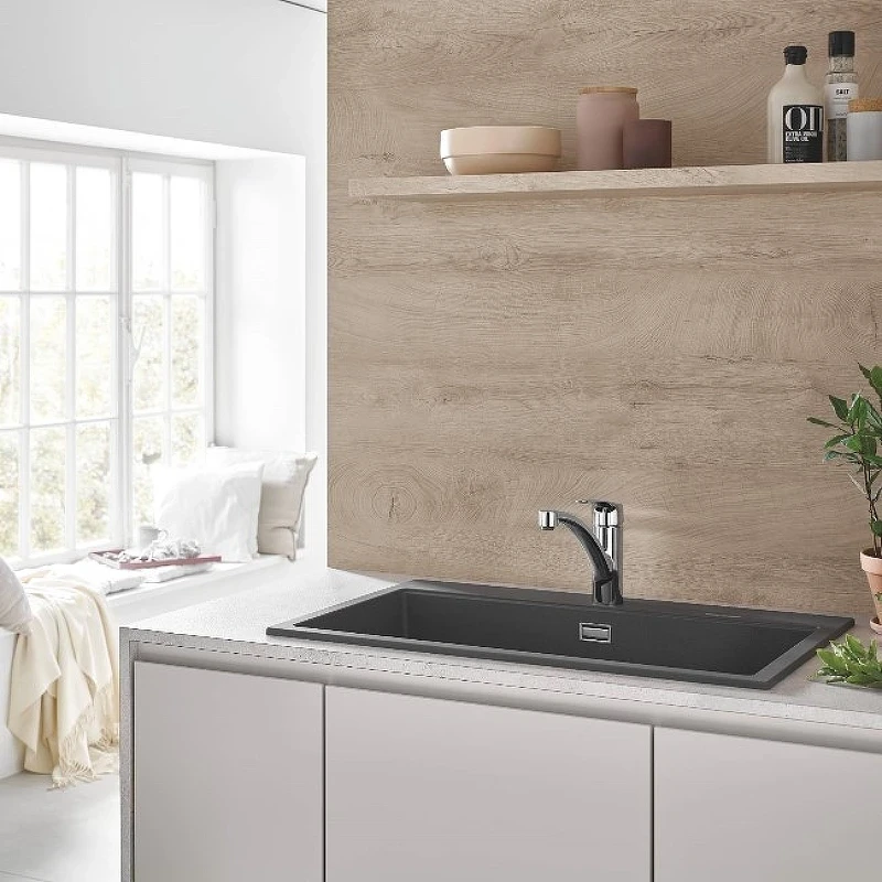 Смеситель для кухни Grohe Eurosmart 33281003 Хром латунь