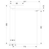 Смеситель для раковины Vincea Vogue (SS) VBF-2VS2MB Черный матовый нержавеющая сталь однорычажный с аэратором, с гибкой подводкой
