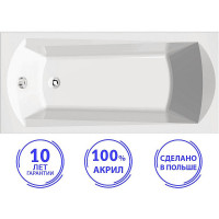 Акриловая ванна C-Bath Clio 130x70 CBQ003002 без гидромассажа