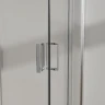 Душевой уголок Azario Paris 100х100 AZ-R06-100-BGL-CHC профиль Брашированное золото стекло Шиншила