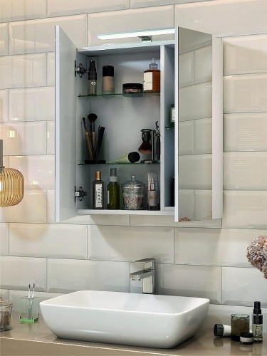 Зеркальный шкаф Vigo Plaza 70 zsh.PLA.70.El с подсветкой Белый