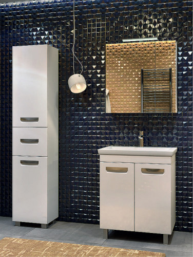 Зеркальный шкаф Vigo Plaza 70 zsh.PLA.70.El с подсветкой Белый