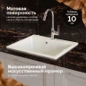 Кухонная мойка Domaci Болонья 59 М-44-001 цвет Белый