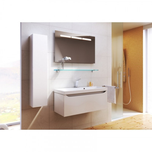 Тумба под раковину Aqwella 5 Stars Верона 100 Ver.01.10/W Белая МДФ / ЛДСП