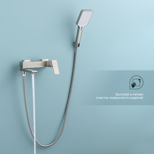 Смеситель для ванны Splenka S224.30.05 Сатин латунь на стену