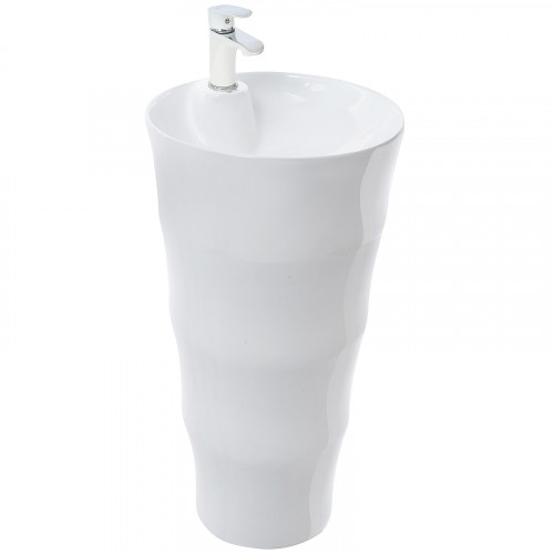 Раковина WeltWasser Leerbach 4242 GL-WT 42 10000005493 Белый глянец фаянс напольный