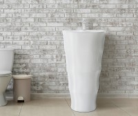 Раковина WeltWasser Leerbach 4242 GL-WT 42 10000005493 Белый глянец фаянс напольный