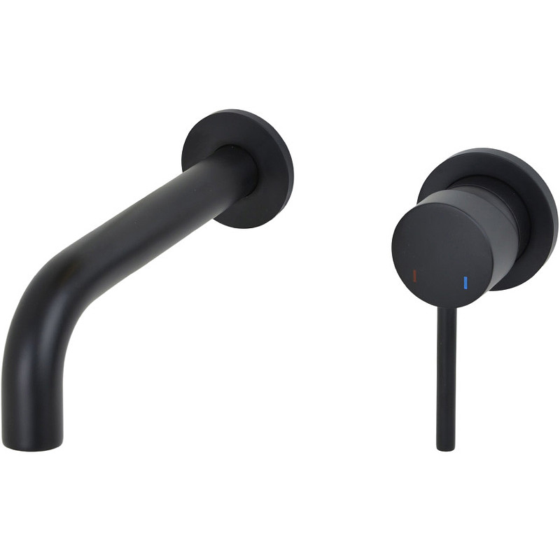 Смеситель для раковины Bronze de Luxe Scandi 14511B Черный матовый латунь встраиваемый