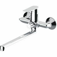 Смеситель для ванны Haiba HB22505 универсальный Хром на стену