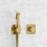 Гигиенический душ со смесителем WasserKRAFT Schunter A8251.285.237.213 Золото матовое