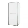 Душевой уголок Black&White S1120-9090N 90x90 11209090N профиль брашированный никель стекло прозрачное