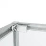 Душевой уголок Black&White S1120-9090N 90x90 11209090N профиль брашированный никель стекло прозрачное