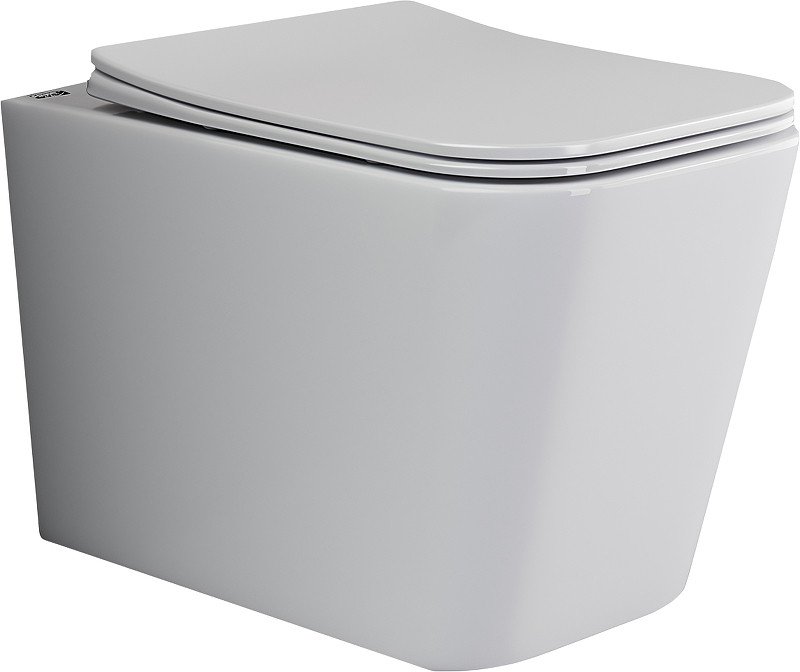 Унитаз с инсталляцией DIWO Ceramicanova Cubic CN1806 + DIWO 4501 с сиденьем Микролифт с клавишей смыва цвет Глянцевый белый