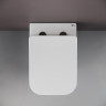 Унитаз с инсталляцией DIWO Ceramicanova Cubic CN1806 + DIWO 4501 с сиденьем Микролифт с клавишей смыва цвет Глянцевый белый